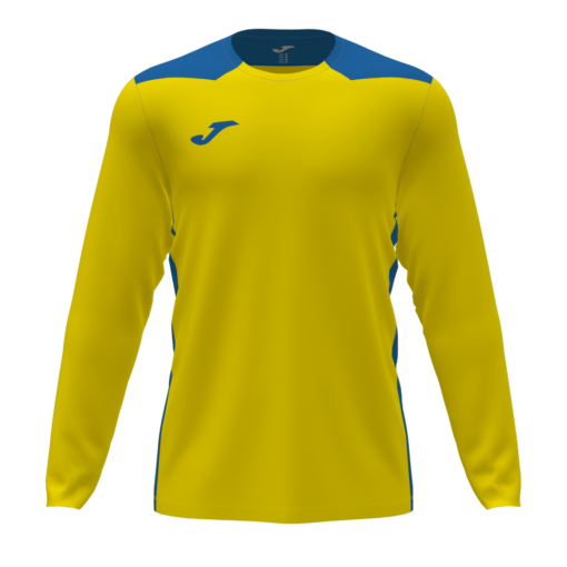 Joma Championship VI L/S T-Shirt (Yellow/Royal Blue)