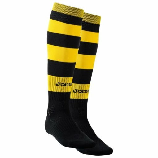 Joma Zebra Football Socks – Yellow/Black (Adult)