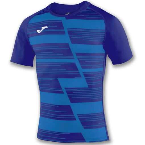 Joma Hakka S/S Rugby Shirt – Blue (Adult)