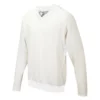Surridge Curve Long Sleeve All White Sweater – Adult