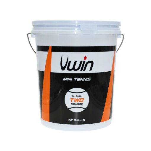 Uwin Stage 2 Orange Tennis Balls – Bucket of 72 balls