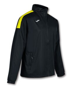 Joma Trivor Bench Jacket Black/Yellow (Adult)